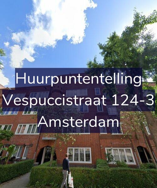 Foto gevel Huurpuntentelling voor Vespuccistraat 124-3, Amsterdam