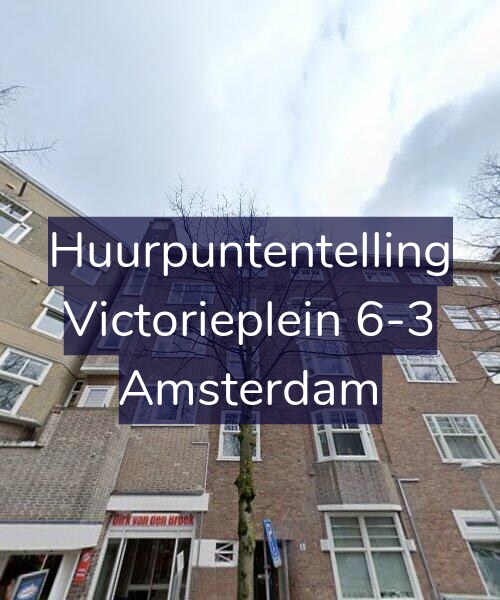 Foto gevel Huurpuntentelling voor Victorieplein 6-3, Amsterdam