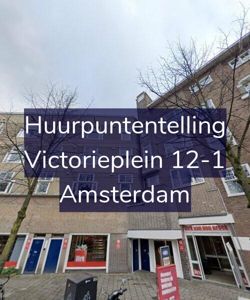 Foto gevel Huurpuntentelling voor Victorieplein 12-1, Amsterdam