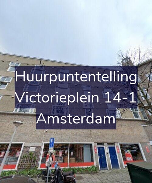 Foto gevel Huurpuntentelling voor Victorieplein 14-1, Amsterdam