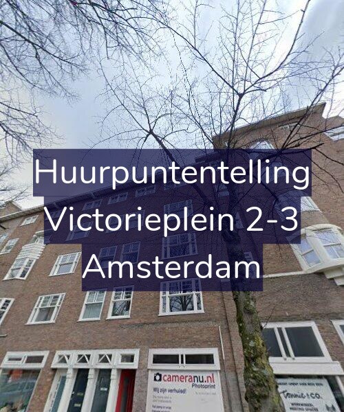 Foto gevel Huurpuntentelling voor Victorieplein 2-3, Amsterdam