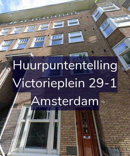 Foto gevel Huurpuntentelling voor Victorieplein 29-1, Amsterdam