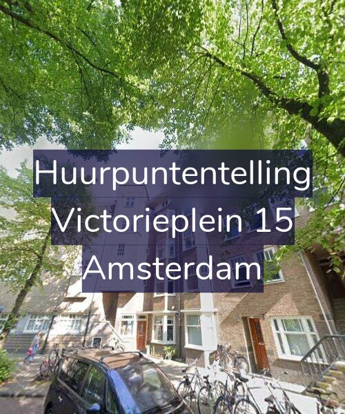 Foto gevel Huurpuntentelling voor Victorieplein 15, Amsterdam