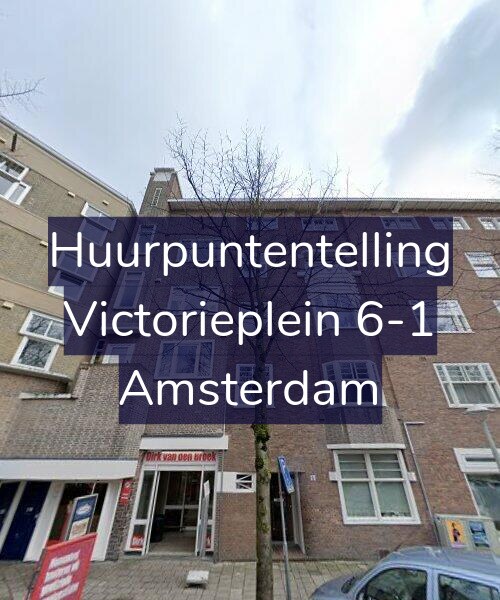 Foto gevel Huurpuntentelling voor Victorieplein 6-1, Amsterdam