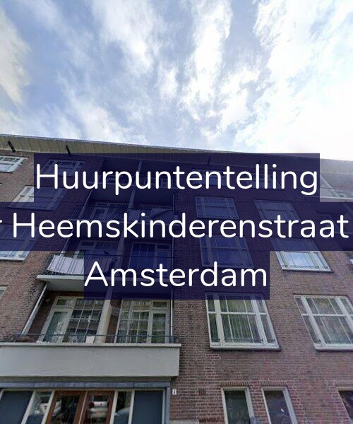 Foto gevel Huurpuntentelling voor Vier Heemskinderenstraat 5-3, Amsterdam