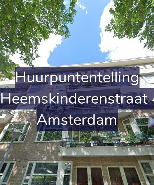 Foto gevel Huurpuntentelling voor Vier Heemskinderenstraat 40-3, Amsterdam