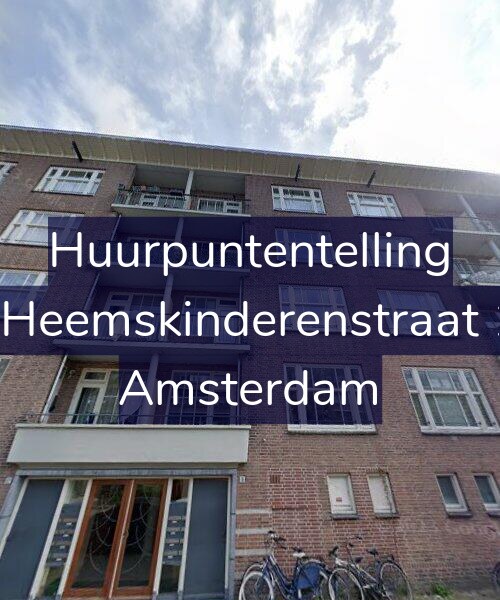 Foto gevel Huurpuntentelling voor Vier Heemskinderenstraat 11-2, Amsterdam