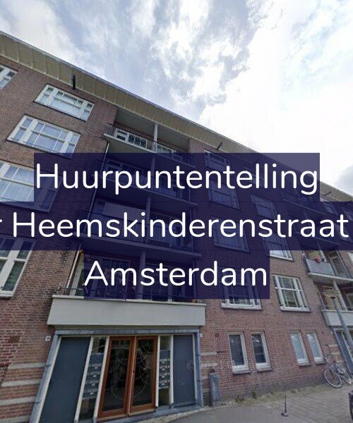 Foto gevel Huurpuntentelling voor Vier Heemskinderenstraat 9-3, Amsterdam