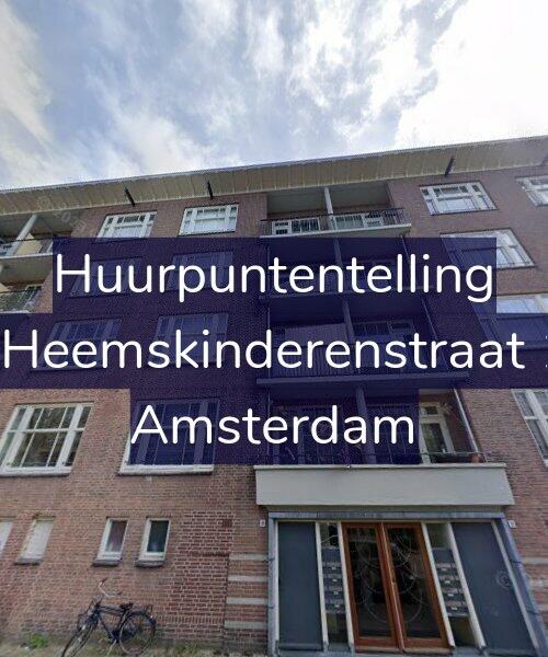 Foto gevel Huurpuntentelling voor Vier Heemskinderenstraat 10-3, Amsterdam