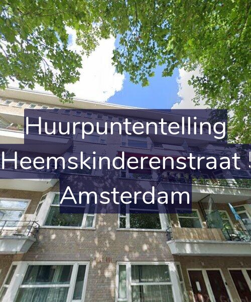 Foto gevel Huurpuntentelling voor Vier Heemskinderenstraat 52-2, Amsterdam