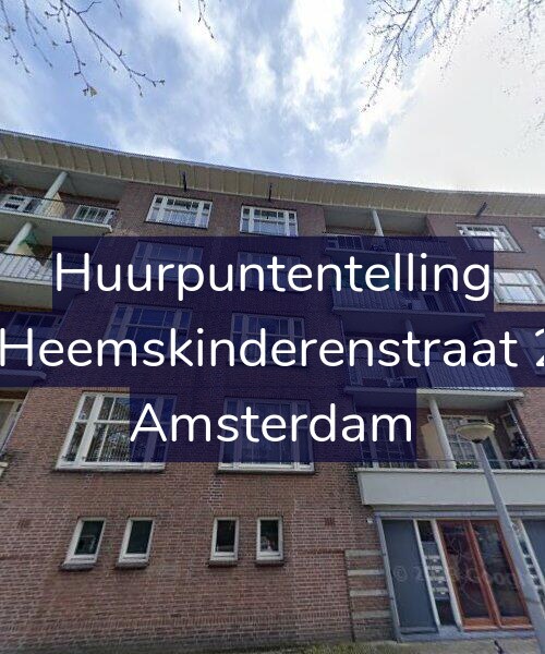 Foto gevel Huurpuntentelling voor Vier Heemskinderenstraat 22-H, Amsterdam