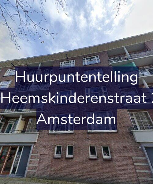 Foto gevel Huurpuntentelling voor Vier Heemskinderenstraat 23-2, Amsterdam