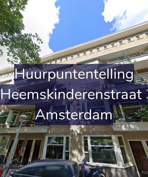 Foto gevel Huurpuntentelling voor Vier Heemskinderenstraat 37-3, Amsterdam