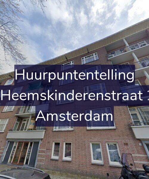 Foto gevel Huurpuntentelling voor Vier Heemskinderenstraat 21-2, Amsterdam