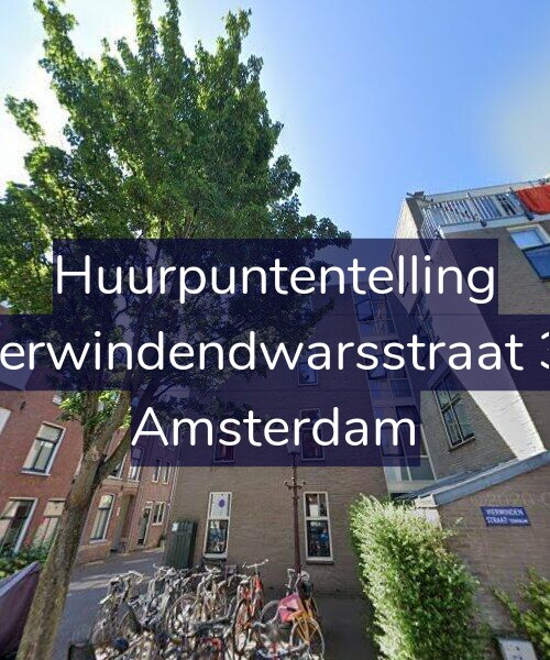 Foto gevel Huurpuntentelling voor Vierwindendwarsstraat 33, Amsterdam