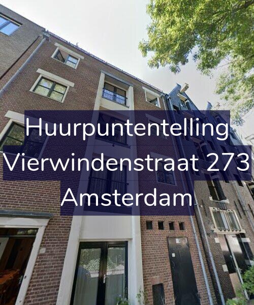 Foto gevel Huurpuntentelling voor Vierwindenstraat 273, Amsterdam