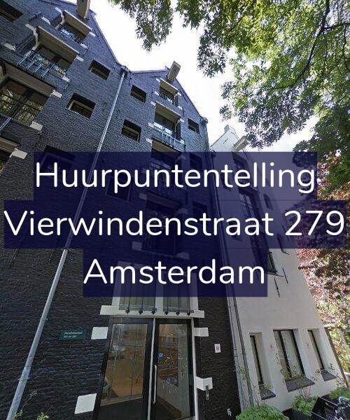 Foto gevel Huurpuntentelling voor Vierwindenstraat 279, Amsterdam
