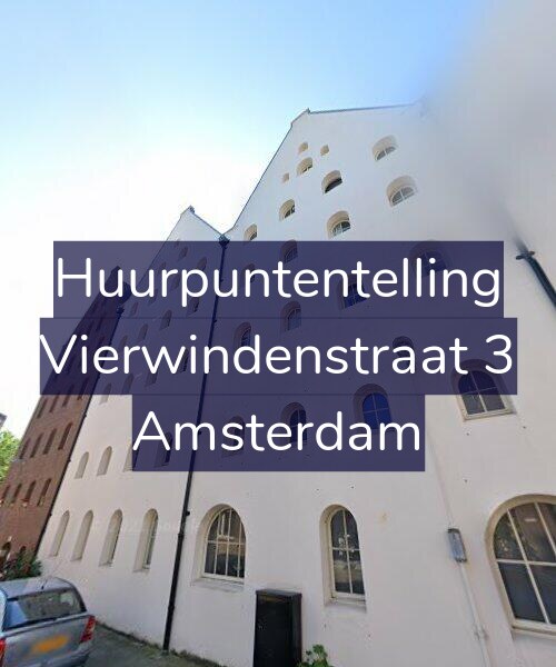 Foto gevel Huurpuntentelling voor Vierwindenstraat 3, Amsterdam