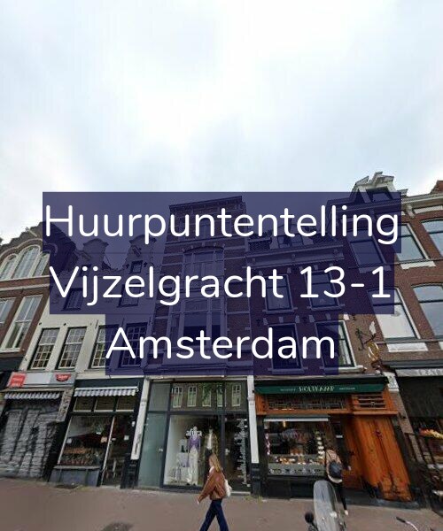 Foto gevel Huurpuntentelling voor Vijzelgracht 13-1, Amsterdam