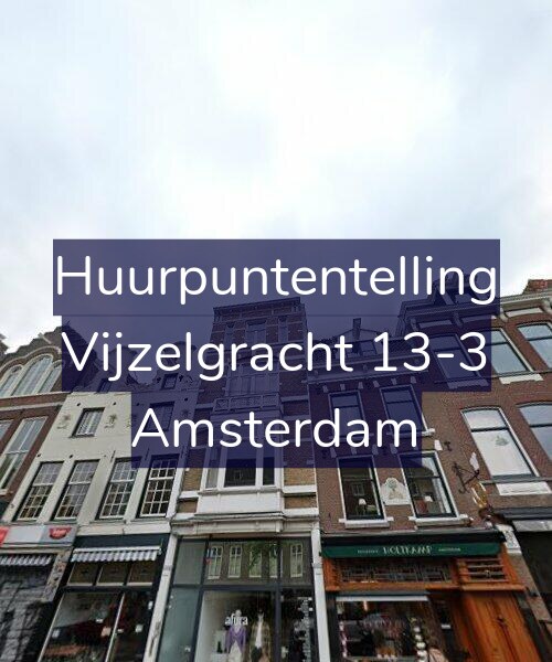 Foto gevel Huurpuntentelling voor Vijzelgracht 13-3, Amsterdam