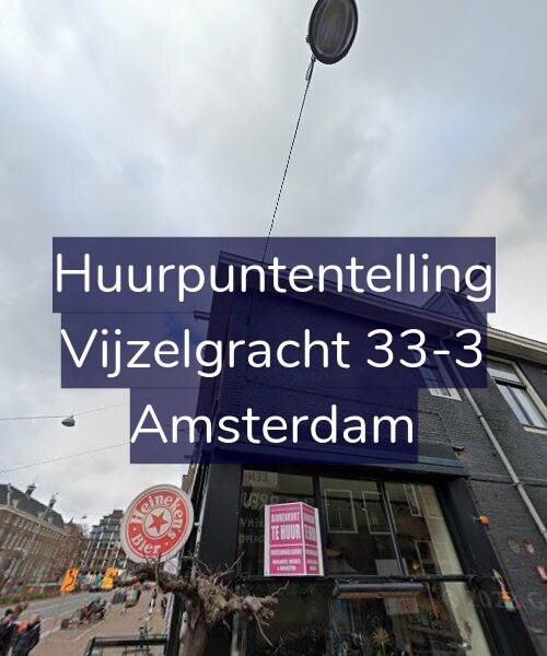 Foto gevel Huurpuntentelling voor Vijzelgracht 33-3, Amsterdam