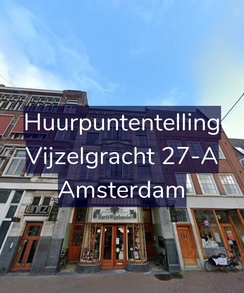 Foto gevel Huurpuntentelling voor Vijzelgracht 27-A, Amsterdam