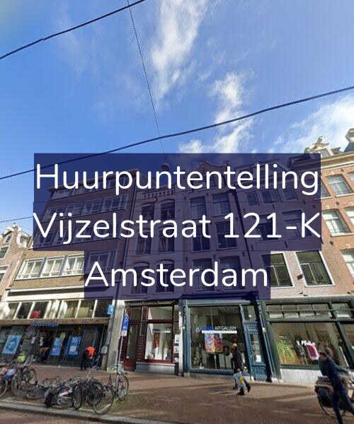Foto gevel Huurpuntentelling voor Vijzelstraat 121-K, Amsterdam
