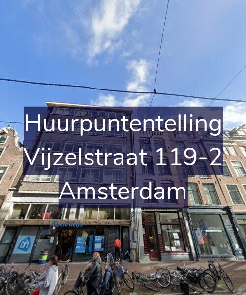 Foto gevel Huurpuntentelling voor Vijzelstraat 119-2, Amsterdam