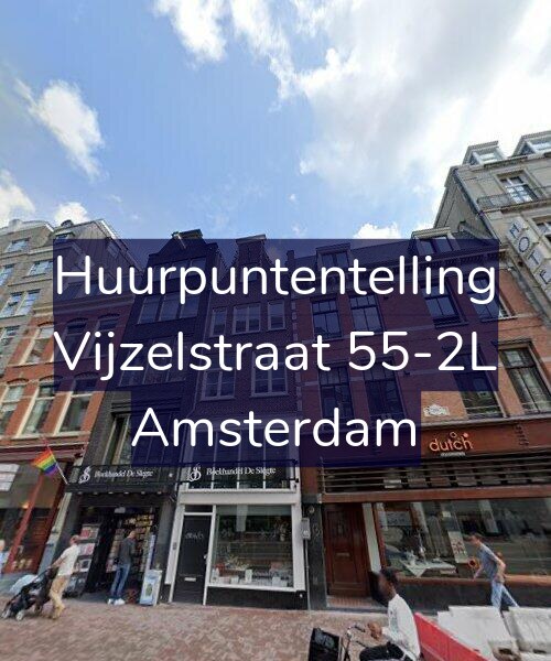 Foto gevel Huurpuntentelling voor Vijzelstraat 55-2L, Amsterdam