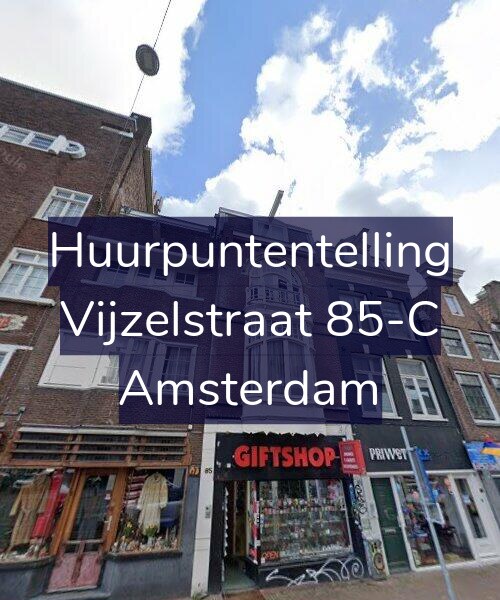 Foto gevel Huurpuntentelling voor Vijzelstraat 85-C, Amsterdam