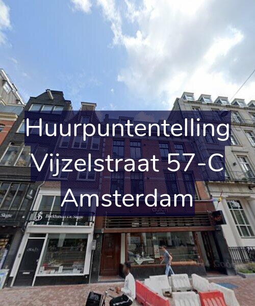 Foto gevel Huurpuntentelling voor Vijzelstraat 57-C, Amsterdam