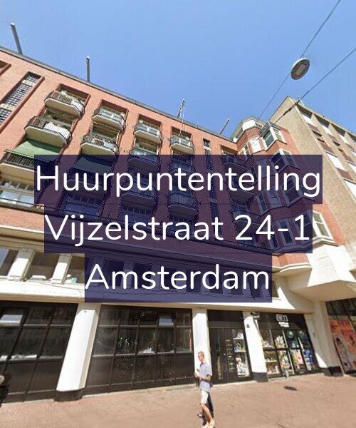 Foto gevel Huurpuntentelling voor Vijzelstraat 24-1, Amsterdam