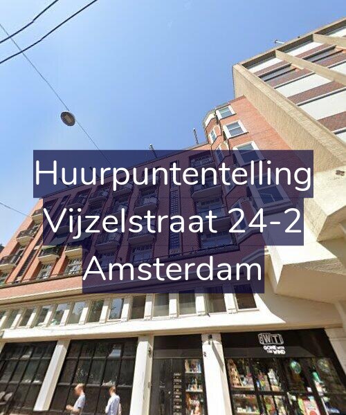 Foto gevel Huurpuntentelling voor Vijzelstraat 24-2, Amsterdam