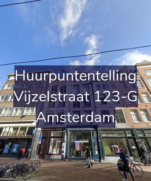 Foto gevel Huurpuntentelling voor Vijzelstraat 123-G, Amsterdam