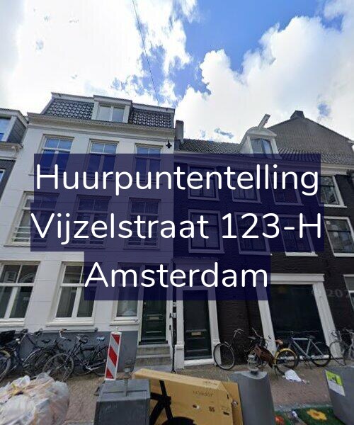 Foto gevel Huurpuntentelling voor Vijzelstraat 123-H, Amsterdam