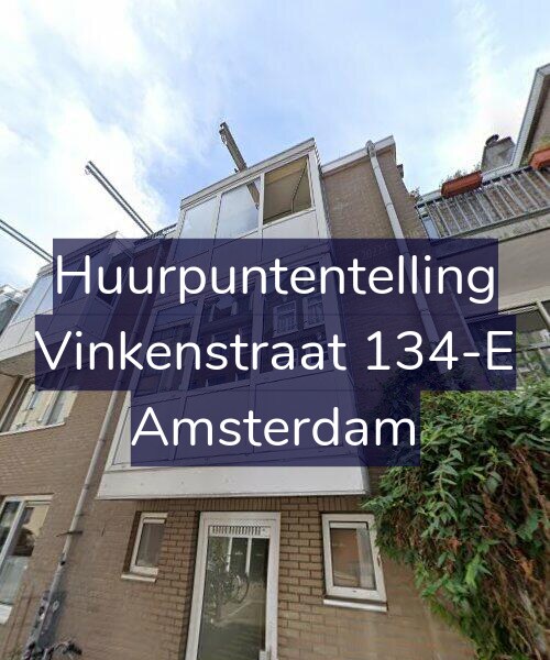 Foto gevel Huurpuntentelling voor Vinkenstraat 134-E, Amsterdam