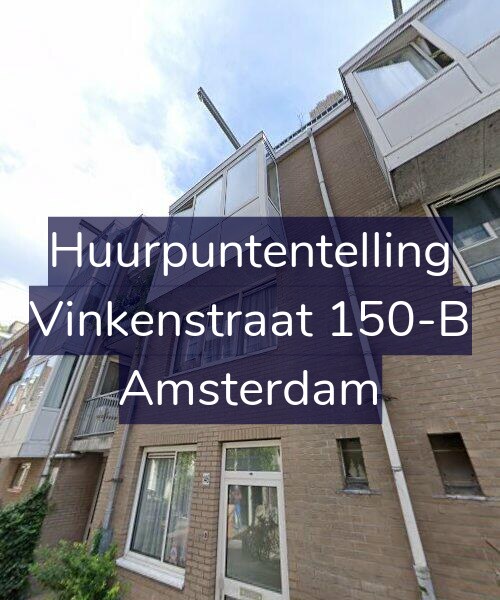 Foto gevel Huurpuntentelling voor Vinkenstraat 150-B, Amsterdam