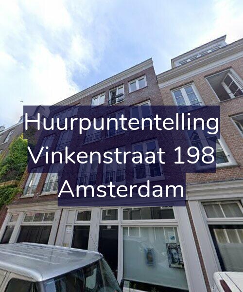 Foto gevel Huurpuntentelling voor Vinkenstraat 198, Amsterdam