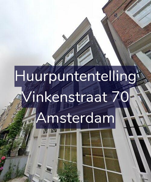 Foto gevel Huurpuntentelling voor Vinkenstraat 70, Amsterdam