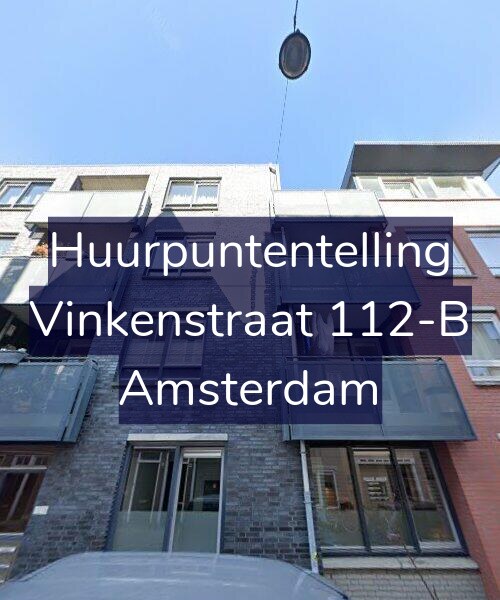 Foto gevel Huurpuntentelling voor Vinkenstraat 112-B, Amsterdam