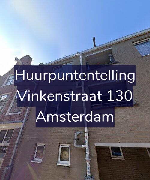 Foto gevel Huurpuntentelling voor Vinkenstraat 130, Amsterdam