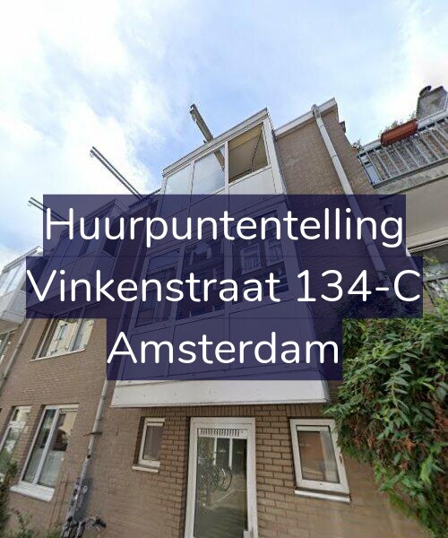 Foto gevel Huurpuntentelling voor Vinkenstraat 134-C, Amsterdam