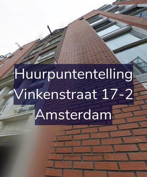 Foto gevel Huurpuntentelling voor Vinkenstraat 17-2, Amsterdam