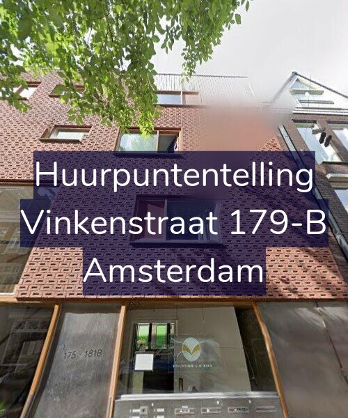 Foto gevel Huurpuntentelling voor Vinkenstraat 179-B, Amsterdam