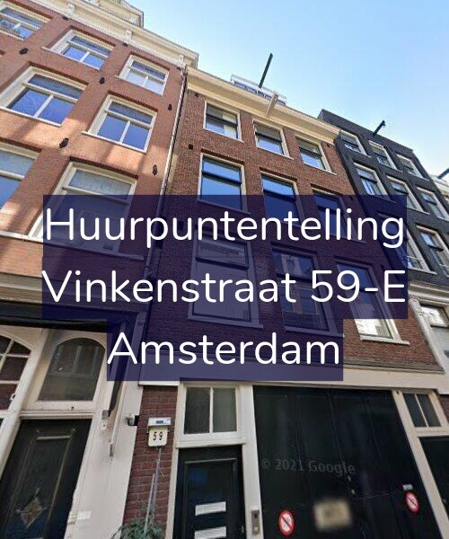 Foto gevel Huurpuntentelling voor Vinkenstraat 59-E, Amsterdam