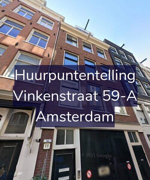Foto gevel Huurpuntentelling voor Vinkenstraat 59-A, Amsterdam
