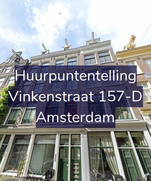 Foto gevel Huurpuntentelling voor Vinkenstraat 157-D, Amsterdam