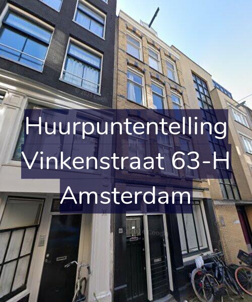 Foto gevel Huurpuntentelling voor Vinkenstraat 63-H, Amsterdam