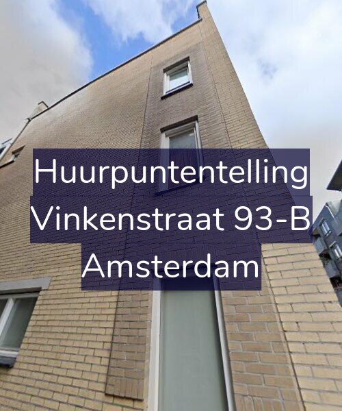 Foto gevel Huurpuntentelling voor Vinkenstraat 93-B, Amsterdam
