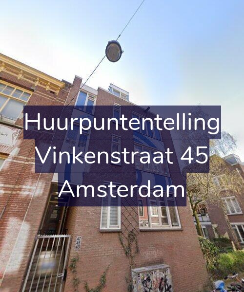 Foto gevel Huurpuntentelling voor Vinkenstraat 45, Amsterdam